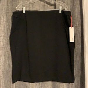 Black pencil skirt